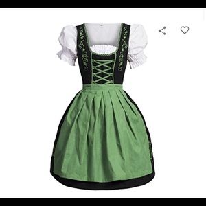 Black and Green Dirndl